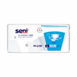 Scutece pentru adulti Classic Air, large, 30 bucati, Seni
