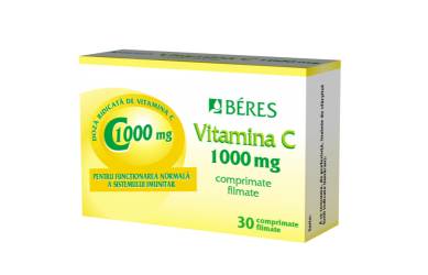 Vitamina C 1000mg, 30 comprimate, Beres