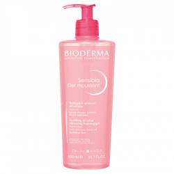 Gel spumant calmant si hidratant Sensibio, 500 ml, Bioderma