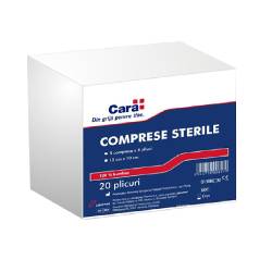 CARA Comprese sterile 10cmx10cm x20bc/ct
