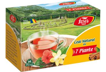 Ceai 7 plante, 20 plicuri, Fares