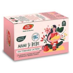 Ceai Mami si Bebe, Stimularea Lactatiei, 20 plicuri, Fares