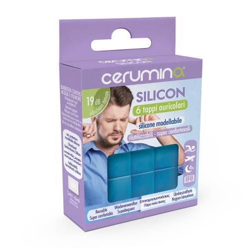 Cerumina SILICON dopuri urechi din silicon modelabil, 6 bucati