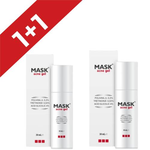 Mask gel pentru tratamentul comedoanelor inchise si deschise, 30 ml, Solartium Pachet Promo