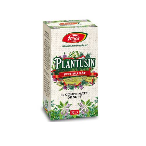 Plantusin pt gat, R13, 30 comprimate, Fares