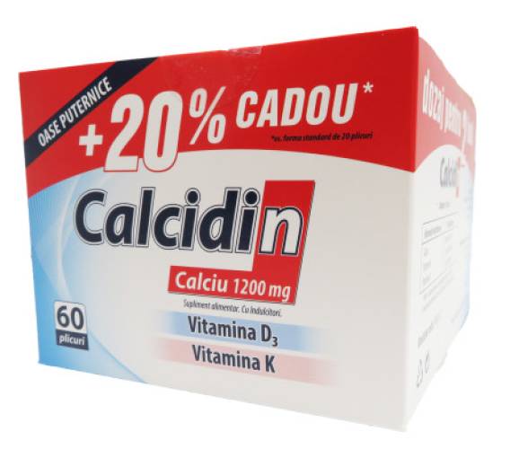 Calcidin, 60 plicuri, Zdrovit