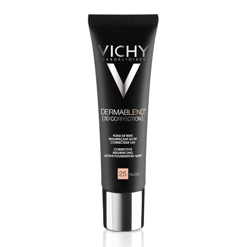 Fond de ten corector Dermablend imperfectiuni 3D, Nuanta 25, 30 ml, Vichy