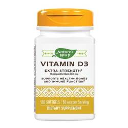 Vitamina D3 2000 UI Nature s Way, 120 capsule, Secom