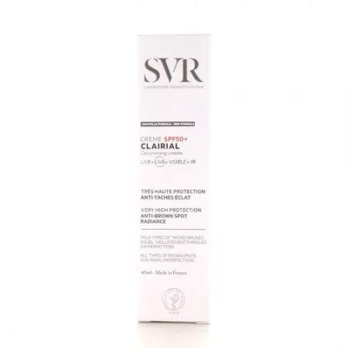 Crema impotriva petelor brune Clairial SPF 50+, 40 ml, Svr