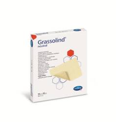Comprese sterile cu unguent Grassolind neutral, Hartmann, 10 x 10 cm, 10 bucati