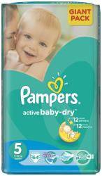 Pampers 5Jr Activ Baby-dry(11-18kg) 64bc