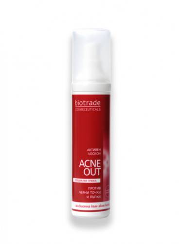 Lotiune activa pentru ten acneic Acne Out, 60 ml, Biotrade