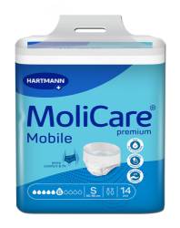 MoliCare Premium Mobile 6 picaturi - Chiloti adulti pentru incontinenta, marime S, 14 buc, Hartmann