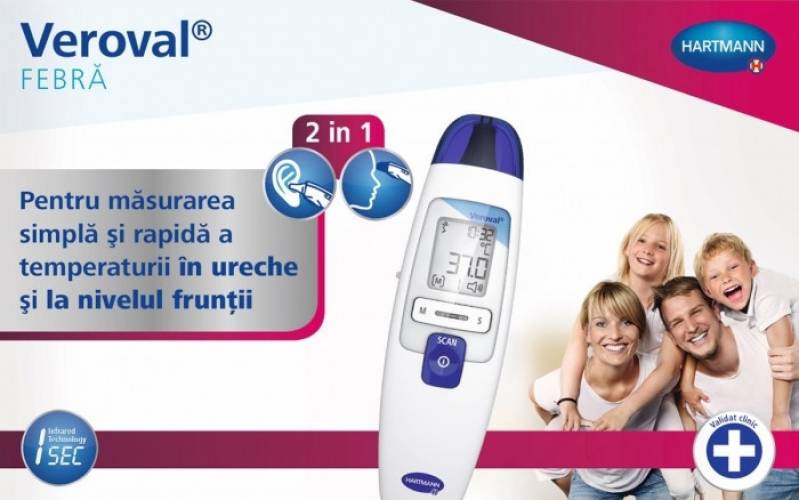 HARTMANN VEROVAL Febra termometru 2 in 1