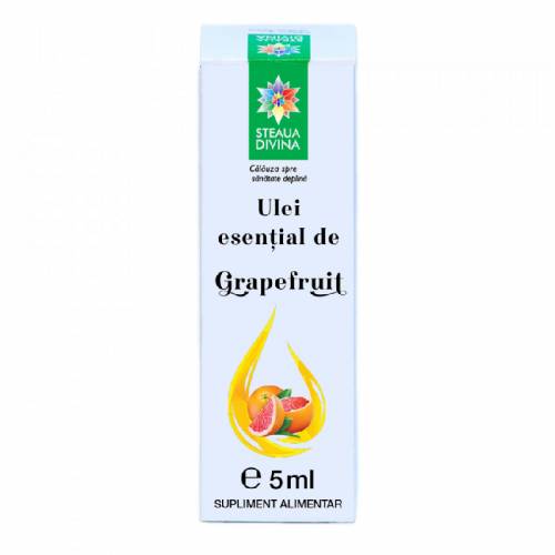 Ulei esential de Grapefruit, 5ml, Steaua Divina