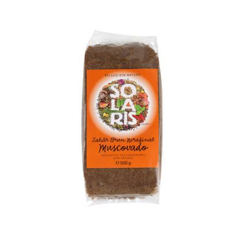 Zahar brun nerafinat Muscovado x 500gr(solaris)