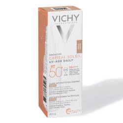 Fluid colorat SPF 50+ pentru fata Capital Soleil, 40 ml, Vichy