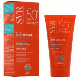 Crema spuma protectie solara fara parfum Sun Secure Blur, SPF 50+, 50 ml, SVR