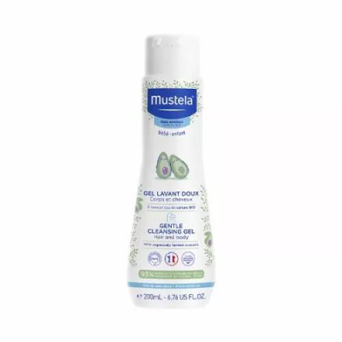 Gel de curatare pentru par si corp, 200 ml, Mustela