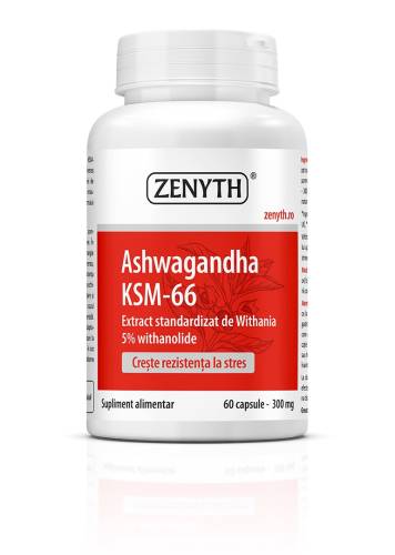 Ashwagandha KSM-66, 60 capsule, Zenyth