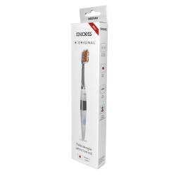 Periuta de dinti IONICKISS ORIGINAL - Alb, Cap MEDIUM (Duritate Medie)
