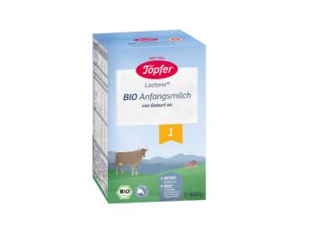 Lapte praf Bio 1 Lactana, + 0 luni,600 g, Topfer