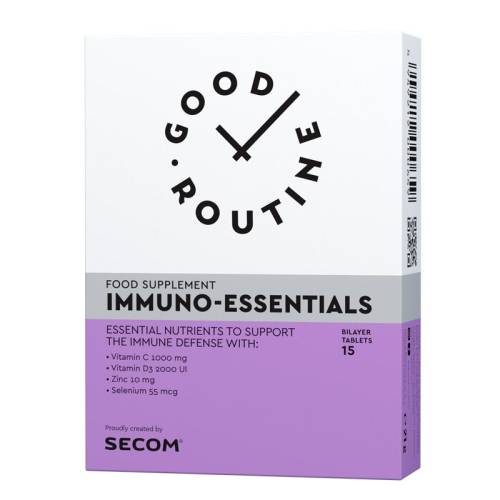 Good Routine Immuno-Essentials Dublu-Strat, 15 Comprimate, Secom