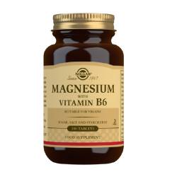 Magneziu cu Vitamina B6, 100 tablete, Solgar