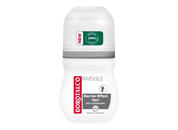 Deodorant roll-on Invisible, 50ml, Borotalco