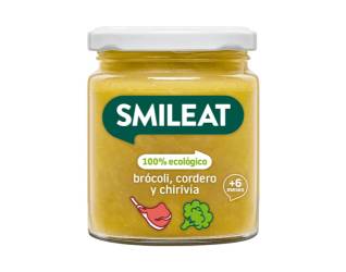 Piure cu brocoli, pastarnac, miel si ulei de masline +6 luni, 230g, Smileat