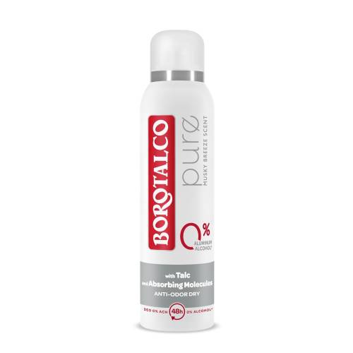 Deodorant spray Pure Musk, 150ml, Borotalco
