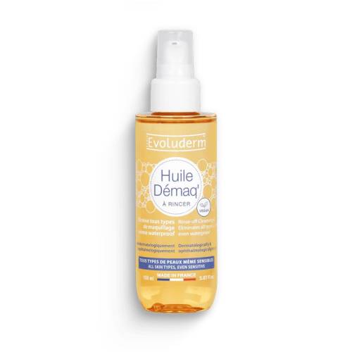Ulei demachiant pentru toate tipurile de ten, 150ml, Evoluderm