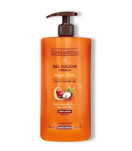 Gel de dus cremos Argan Divin, 1000ml, Evoluderm