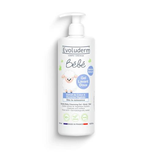 Gel de curatare corp si par pentru bebelusi, 500ml, Evoluderm