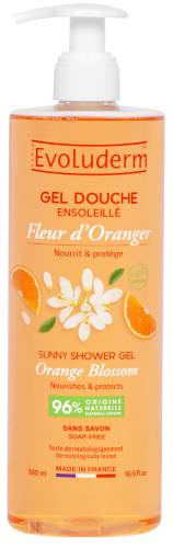 Gel de dus Sunny Fleur D'Oranger, 500ml, Evoluderm