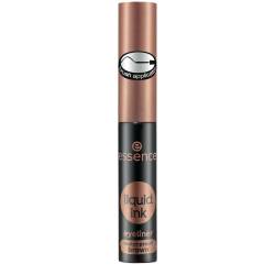 Tus de ochi rezistent la apa liquid ink eyeliner waterproof 02 - Ash Brown, 3ml, Essence