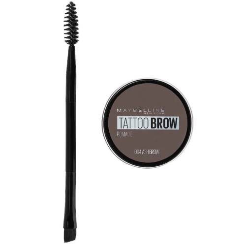 Pomada pentru sprancene Tattoo Brow 04 Ash Brown, 4.5g, Maybelline