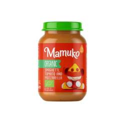 Spaghetti cu rosii si mozzarella, eco-bio, 190g, Mamuko