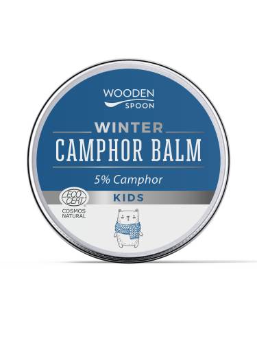 Balsam de iarna cu camfor 5% pentru copii, eco-bio, 60ml, Wooden Spoon