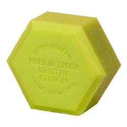 Sapun hexagonal menta, lamaie, 100g, Apidava