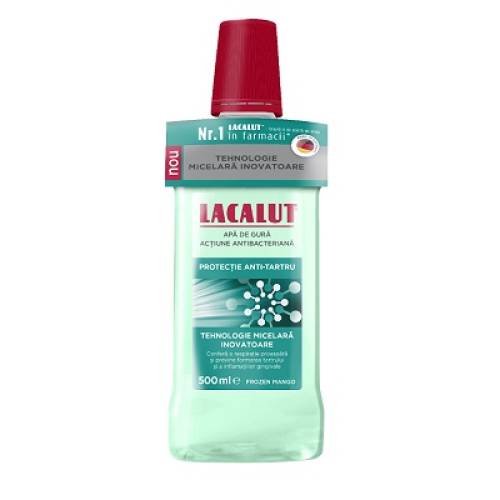 Apa de gura micelara protectie antitartru, 500ml, Lacalut