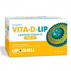 Vitamina D Lipozomala, 1000 UI, 30 Plicuri - ASCOLIP - LIPOSHELL