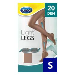 Scholl Light Legs Ciorapi compresivi 20 DEN Bej ""S""