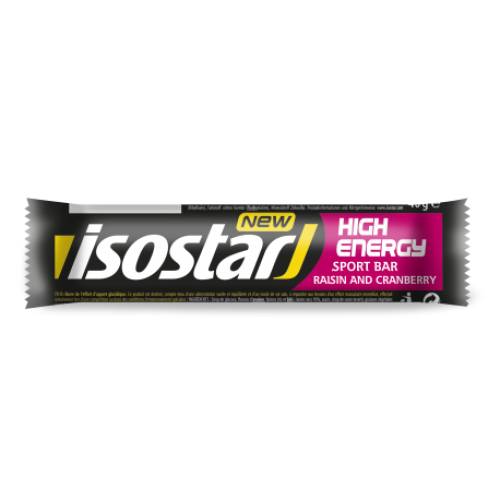 Isostar High Energy Bar Baton cu merisoare cu stafide 40 g