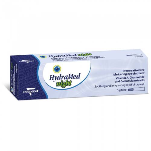 Hydramed Night Unguent oftalmic lubrifiant 5 g