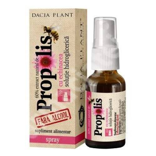 Extract Natural de Propolis si Echinacea fara alcool - solutie hidroglicerica 20 ml