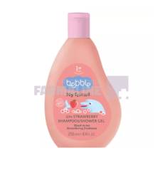 Bebble my friend Sampon Gel 2 in 1 capsuni 250 ml