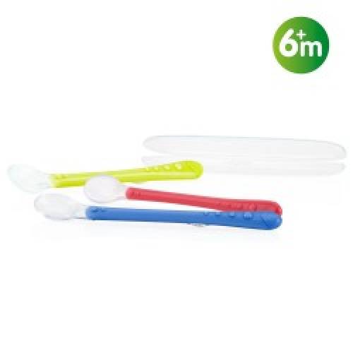 Nuby 5556 Lingurita flexibila 6+ luni