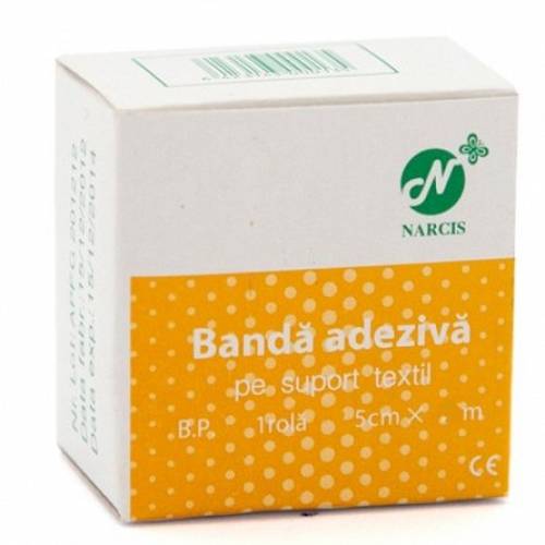 Narcis Leucoplast Textil 5cm x 5m