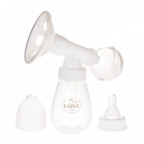 Minut Baby Pompa Manuala san cu biberon 125ml si tetina (MIN 2019008)